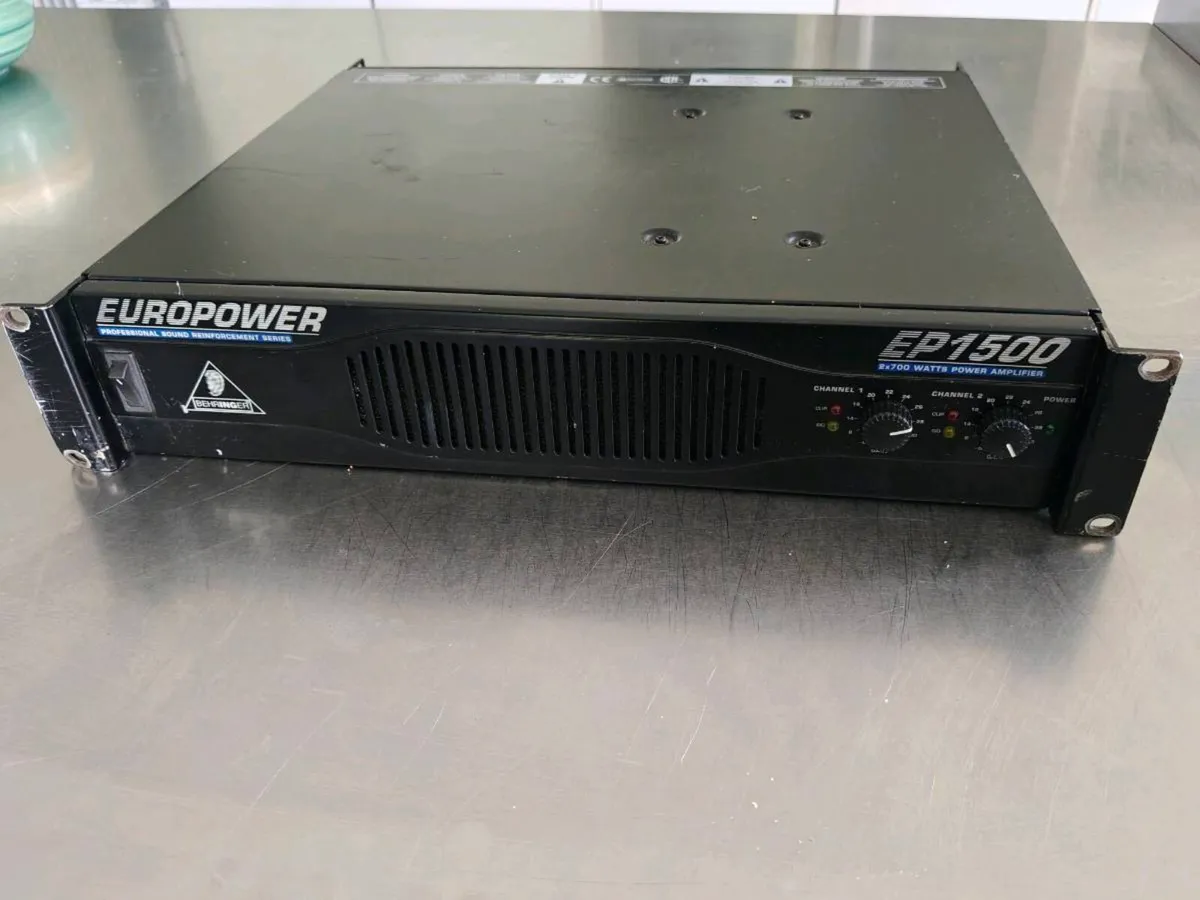 Behringer Europower EP1500 Power Amplifier - Image 1