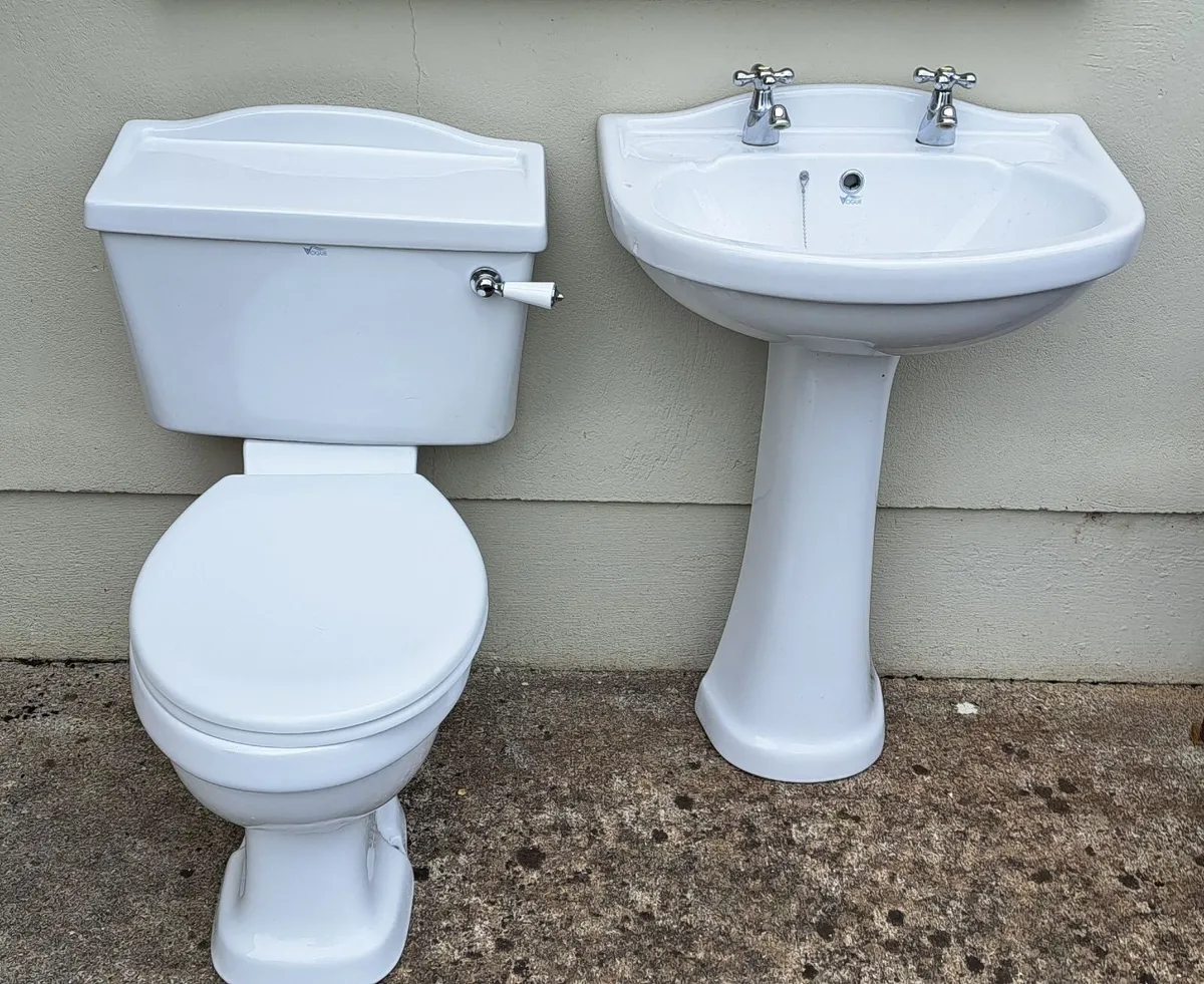 Toilet Handbasin Mirror set - Image 1