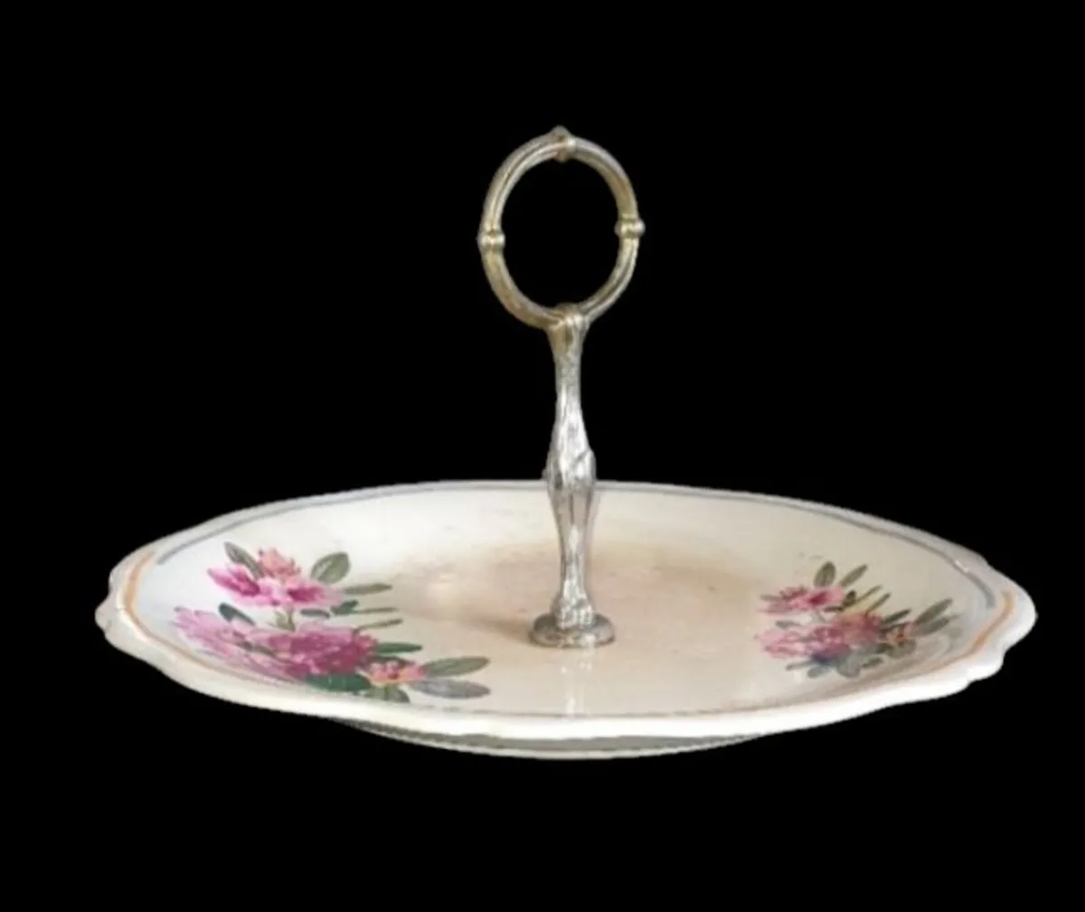Vintage Royal Winton Grimwades Floral Cake Stand - Image 4