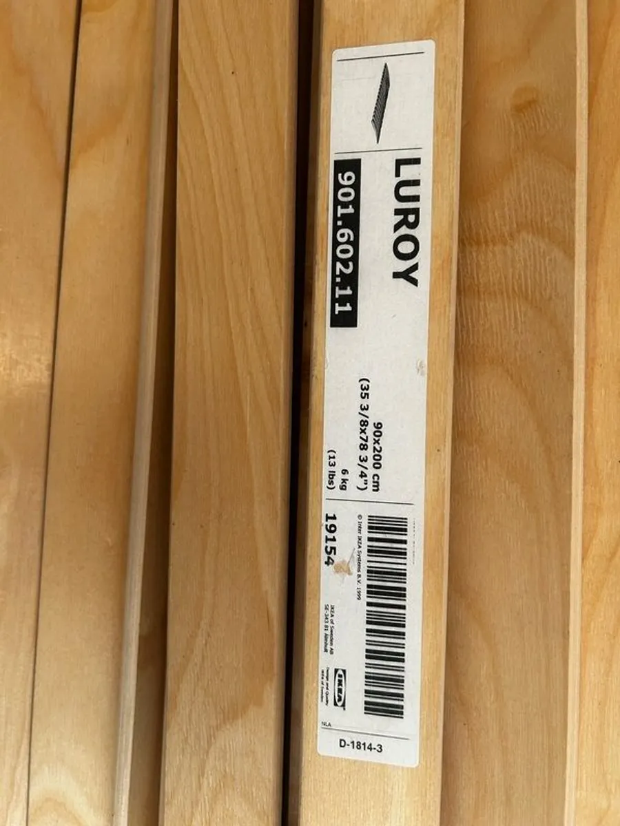 Ikea LEIRVIK Bed Frame 160 x 200 cm White - Image 2