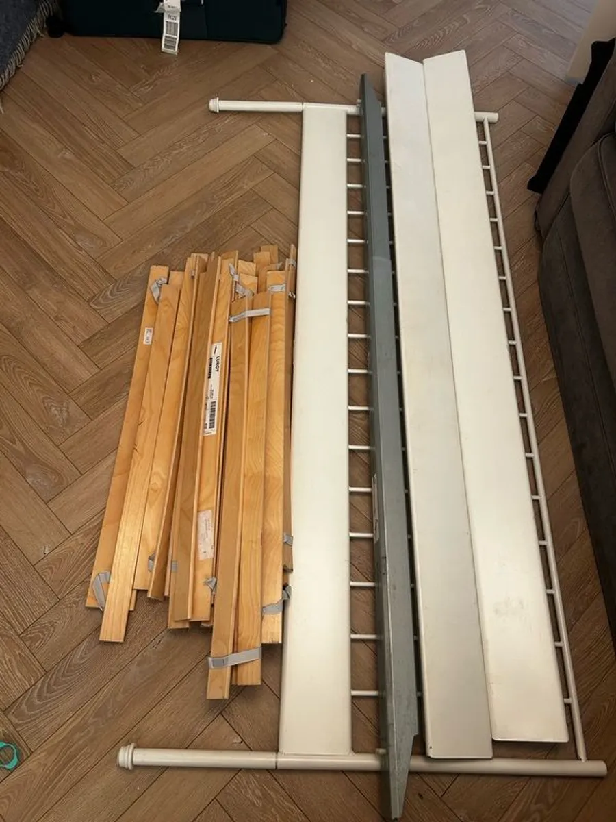 Ikea LEIRVIK Bed Frame 160 x 200 cm White - Image 3