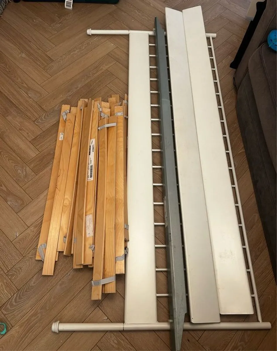 Ikea LEIRVIK Bed Frame 160 x 200 cm White - Image 4
