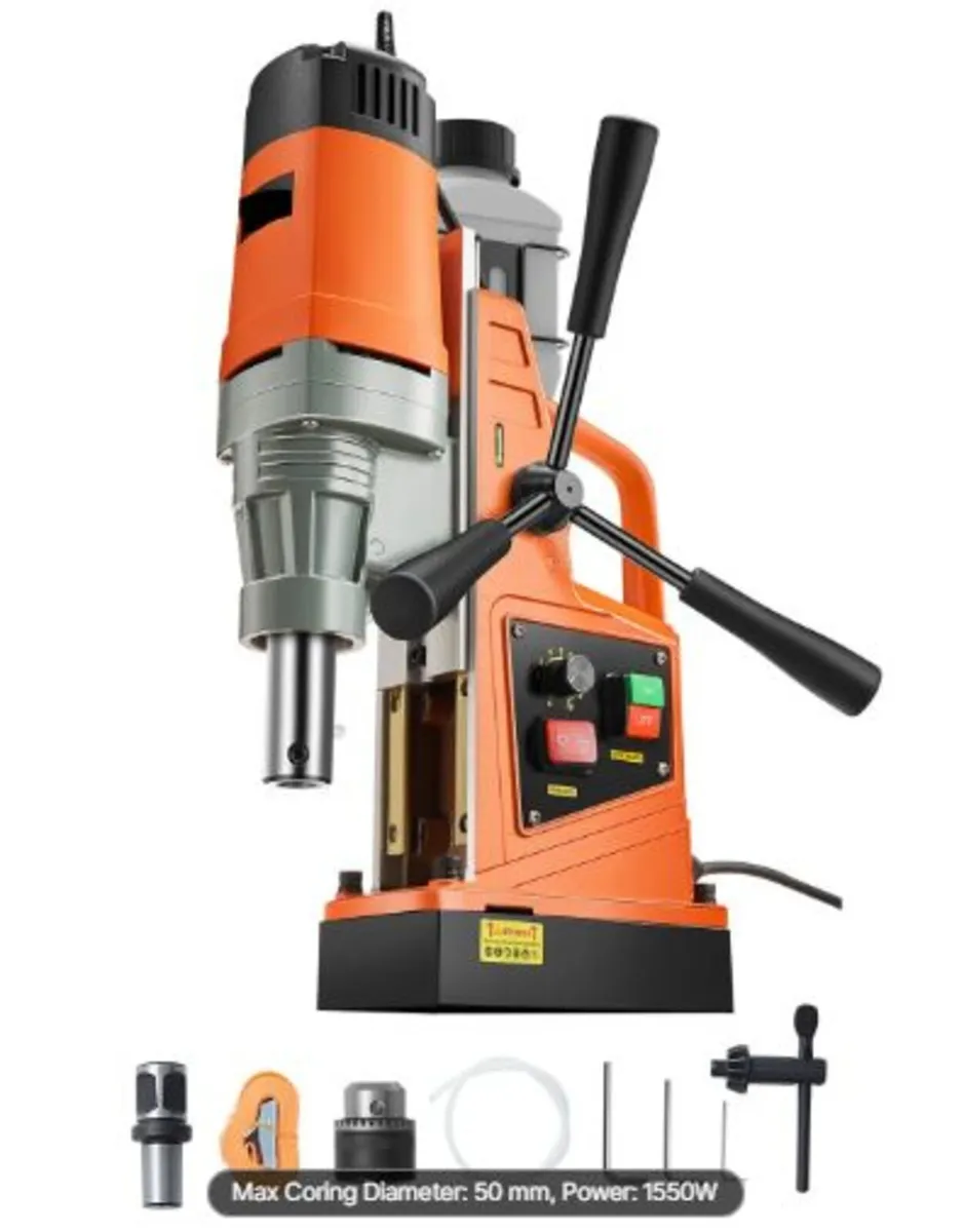 Magnetic Drill, 1550W Motor 2 in Boring Diameter, - Image 1