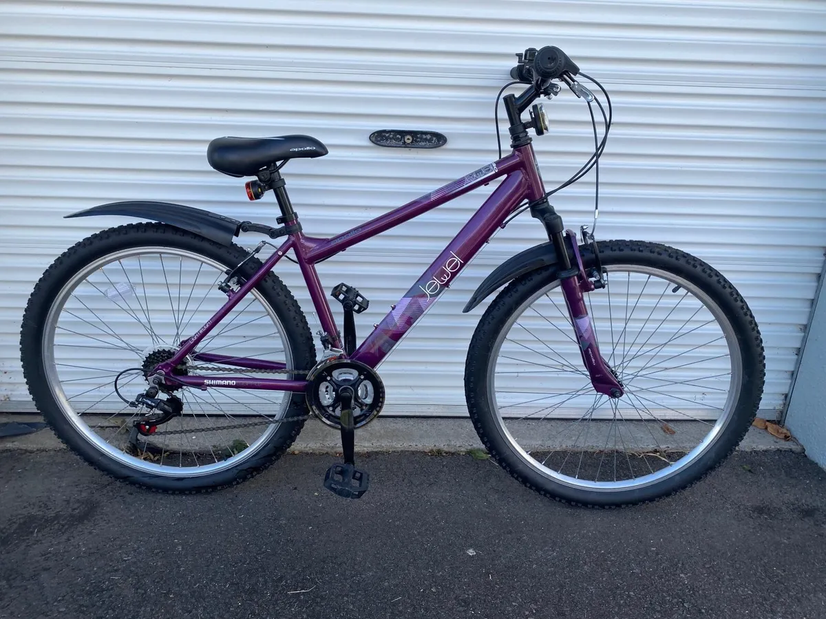 Jewel Ladies 17” Mountain Bike Purple - Image 1