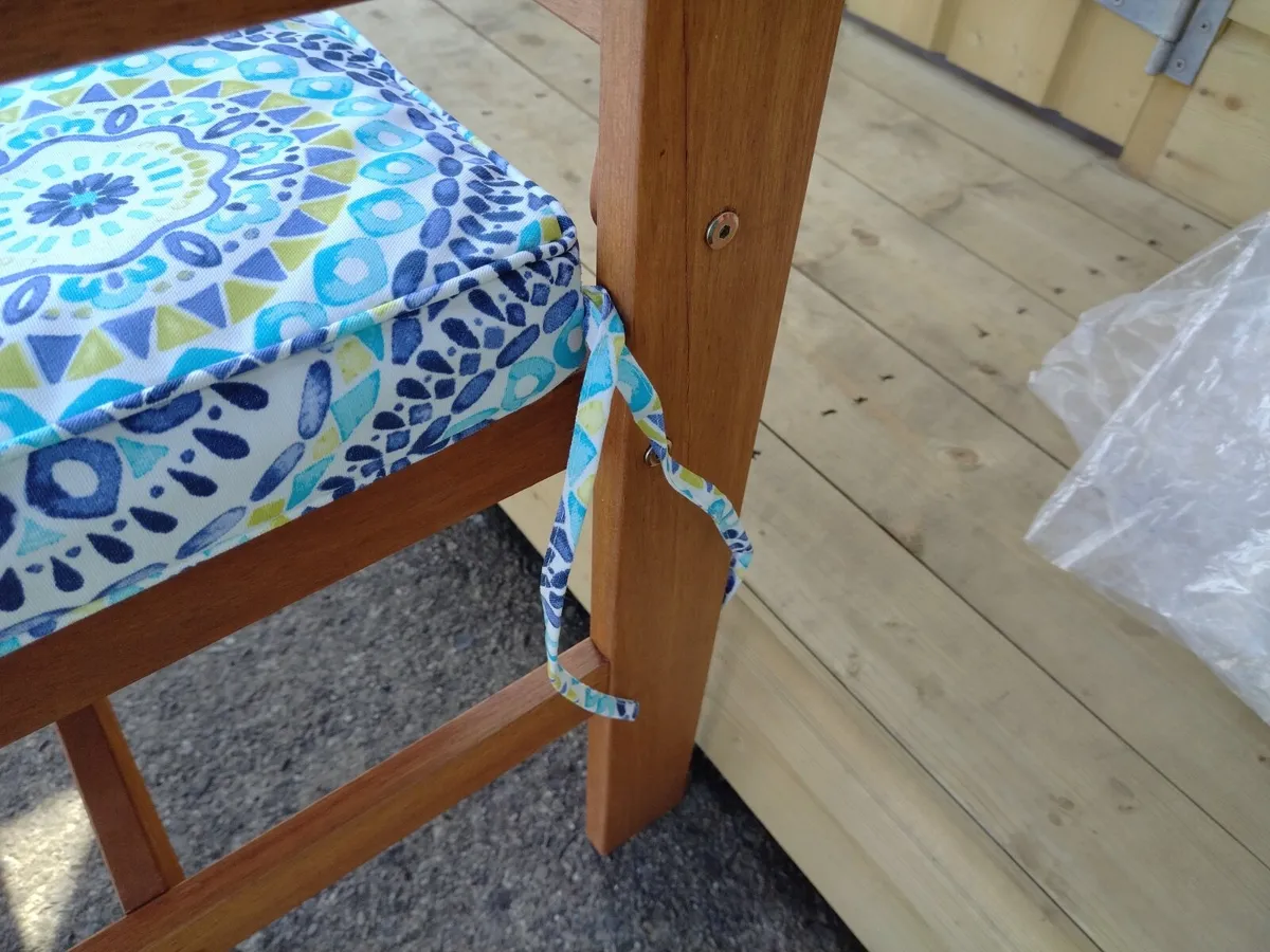 Garden 2 Seater Bench and Cushion €120 - Image 2