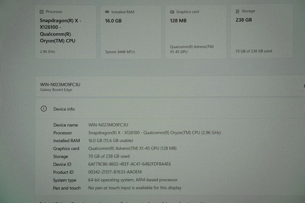 Samsung Galaxy Book4 Edge 15.6" |Snapdragon X Plus - Image 2