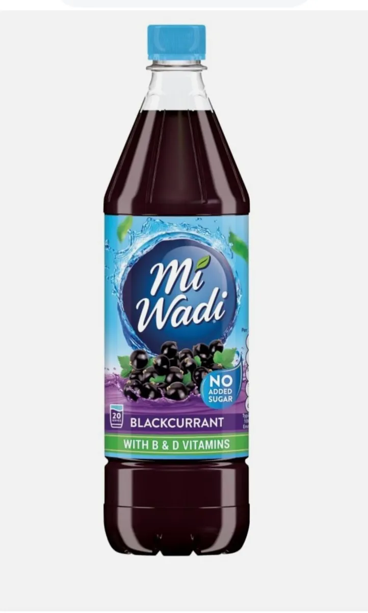 3 Bottles Miwadi Blackcurrant