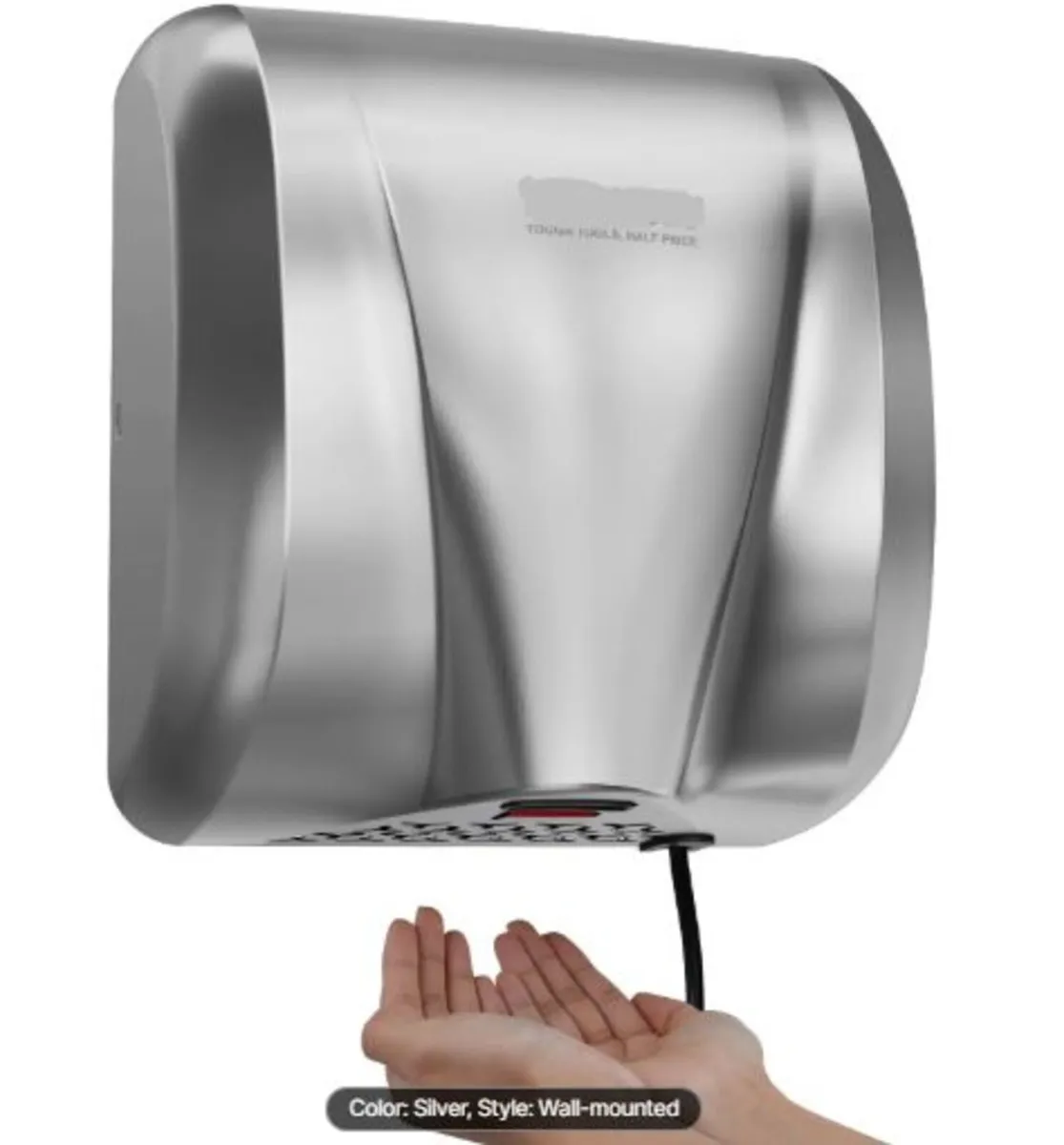 Heavy Duty Commercial Hand Dryer, 1800W Automatic - Image 1