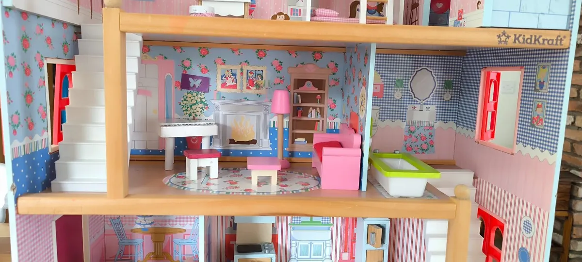 KidKraft Wooden Doll house - Image 4