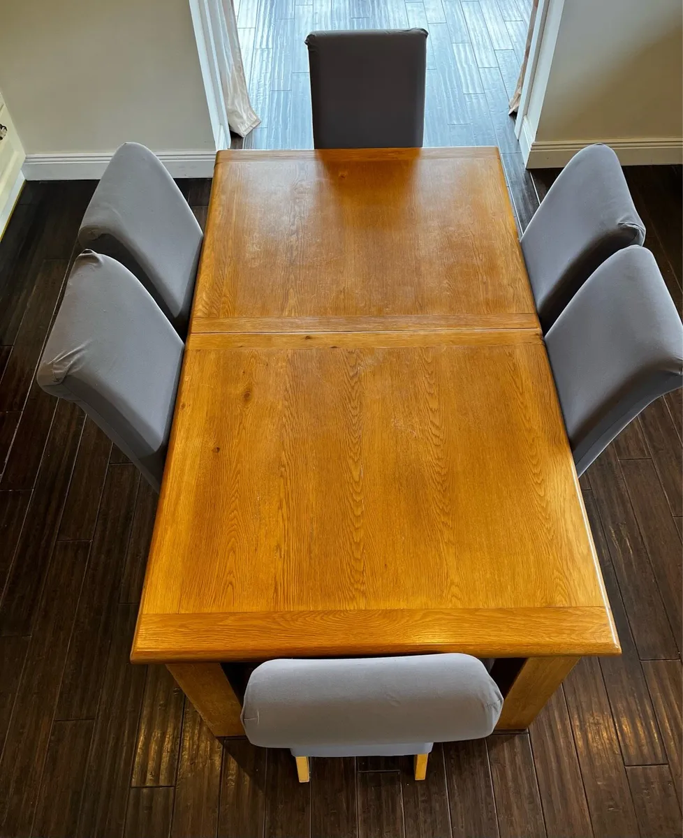 Solid Wood Extendable Table - Image 1
