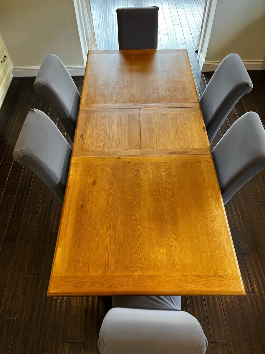 Solid Wood Extendable Table - Image 2