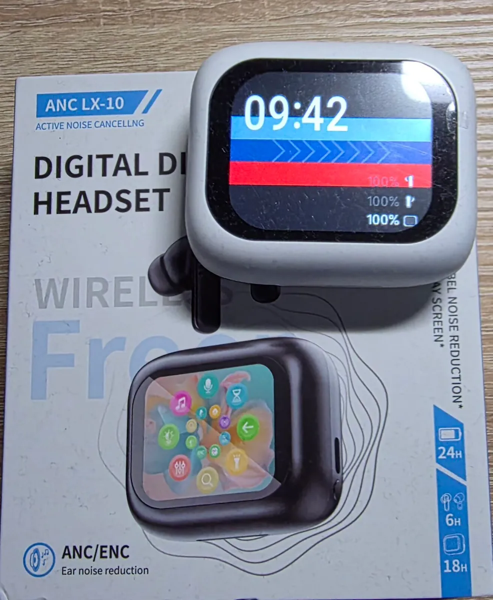 New ANC Whireless Headphones with colour Screen - Image 2