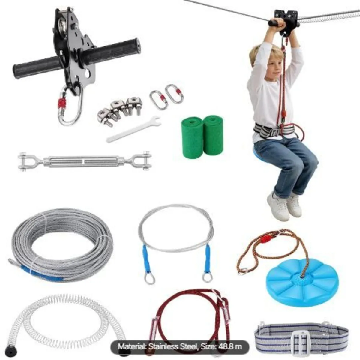 Zipline Kit for Kids and Adult - Image 1