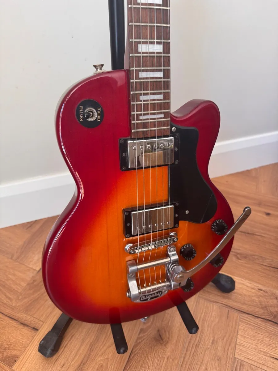 DeArmond Electric Guitar with Bigsby Tremalo - Image 1
