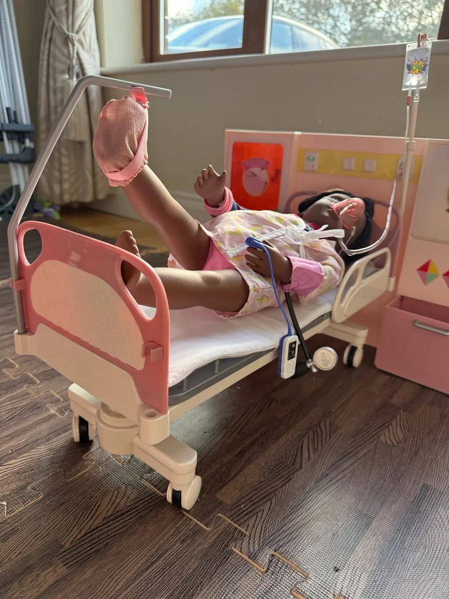Our generation hospital bed set and doll - Image 1