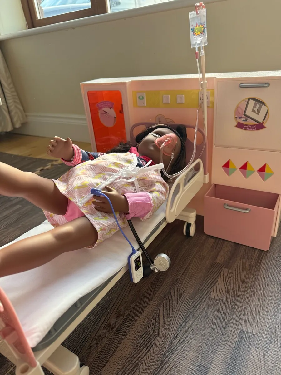 Our generation hospital bed set and doll - Image 2