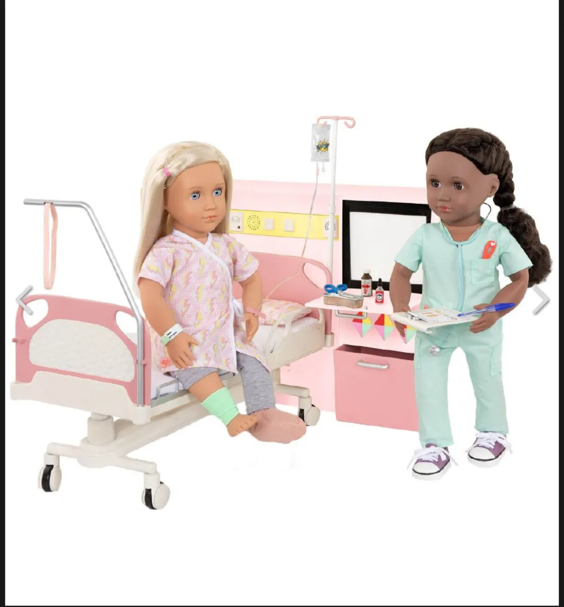 Our generation hospital bed set and doll - Image 3