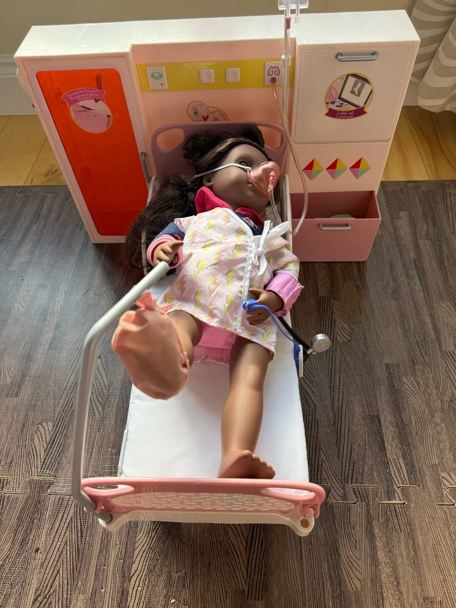 Our generation hospital bed set and doll - Image 4