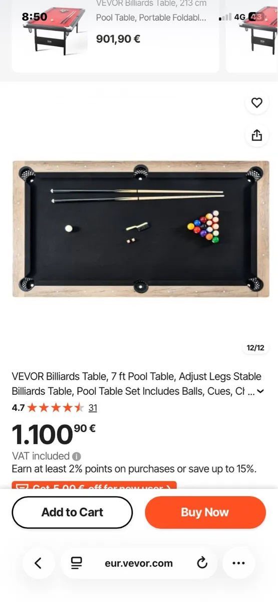 Pool table - Image 4