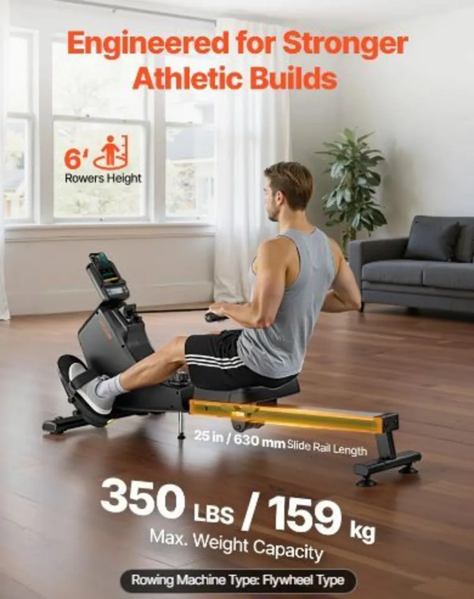 Magnetic Rowing Machine,16-Level Quiet - Image 2