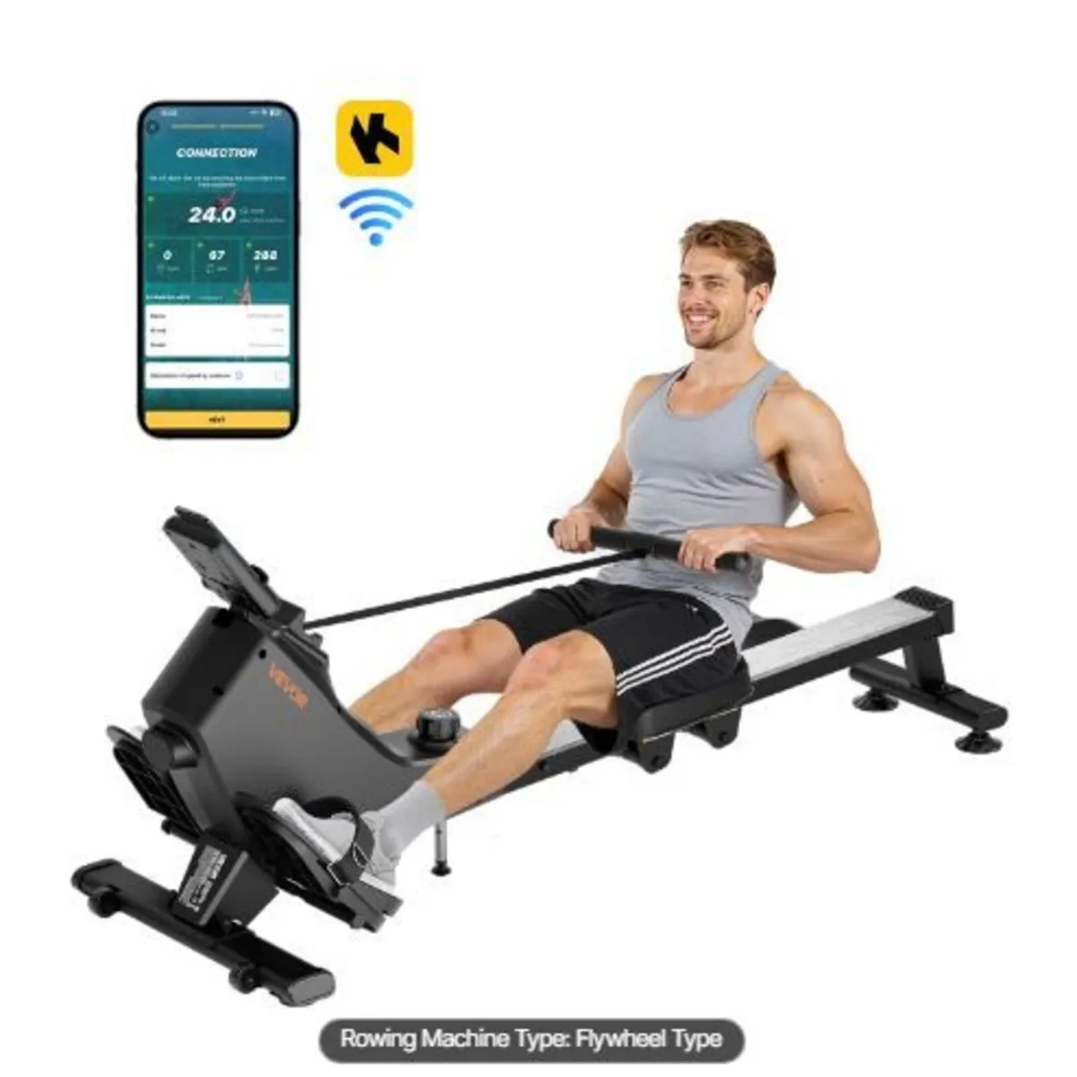 Magnetic Rowing Machine,16-Level Quiet - Image 3