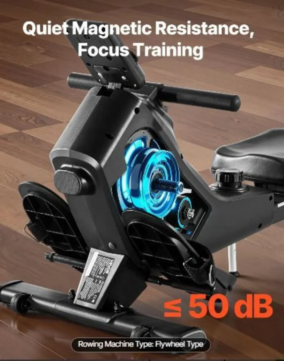 Magnetic Rowing Machine,16-Level Quiet - Image 4