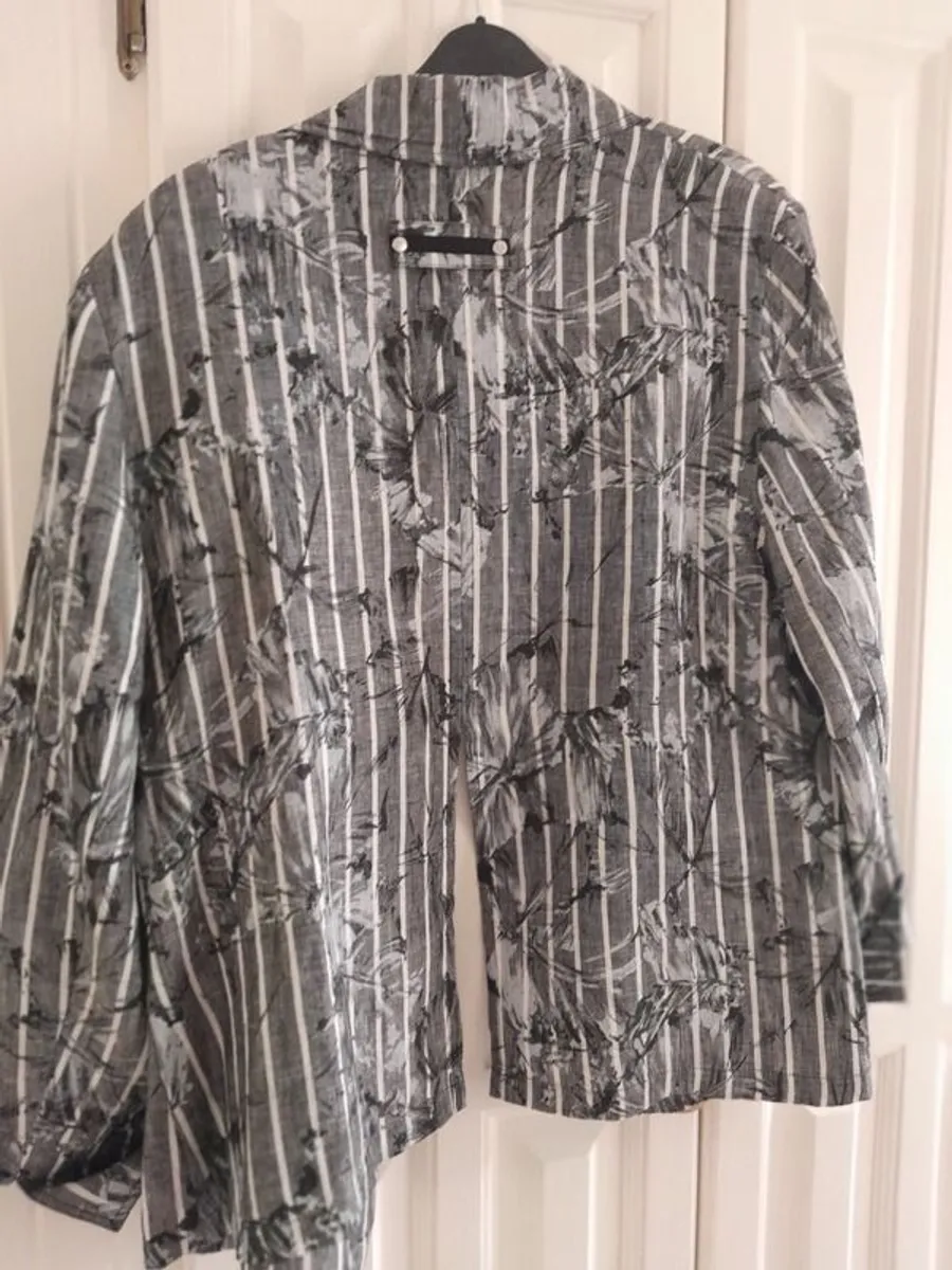 100% Linen Jacket Grey New   Reduced - Image 2