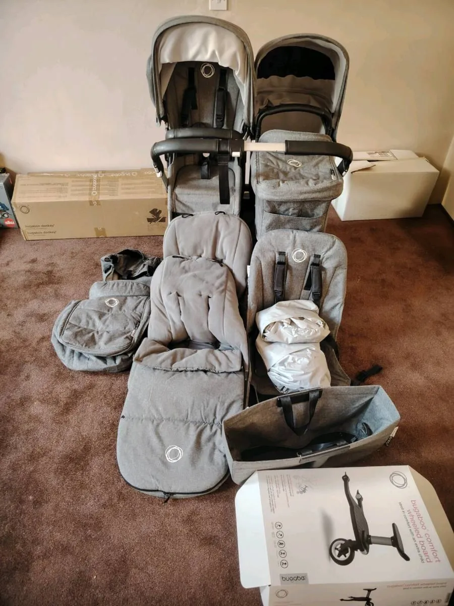 Twin Bugaboo Donkey 3 buggy - Image 2