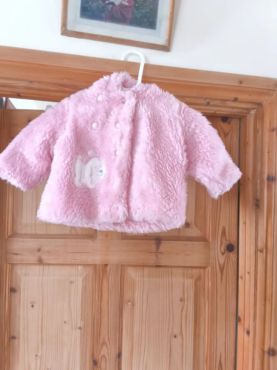 Lovely brand new pink baby coat 0 to  4 months - Image 1