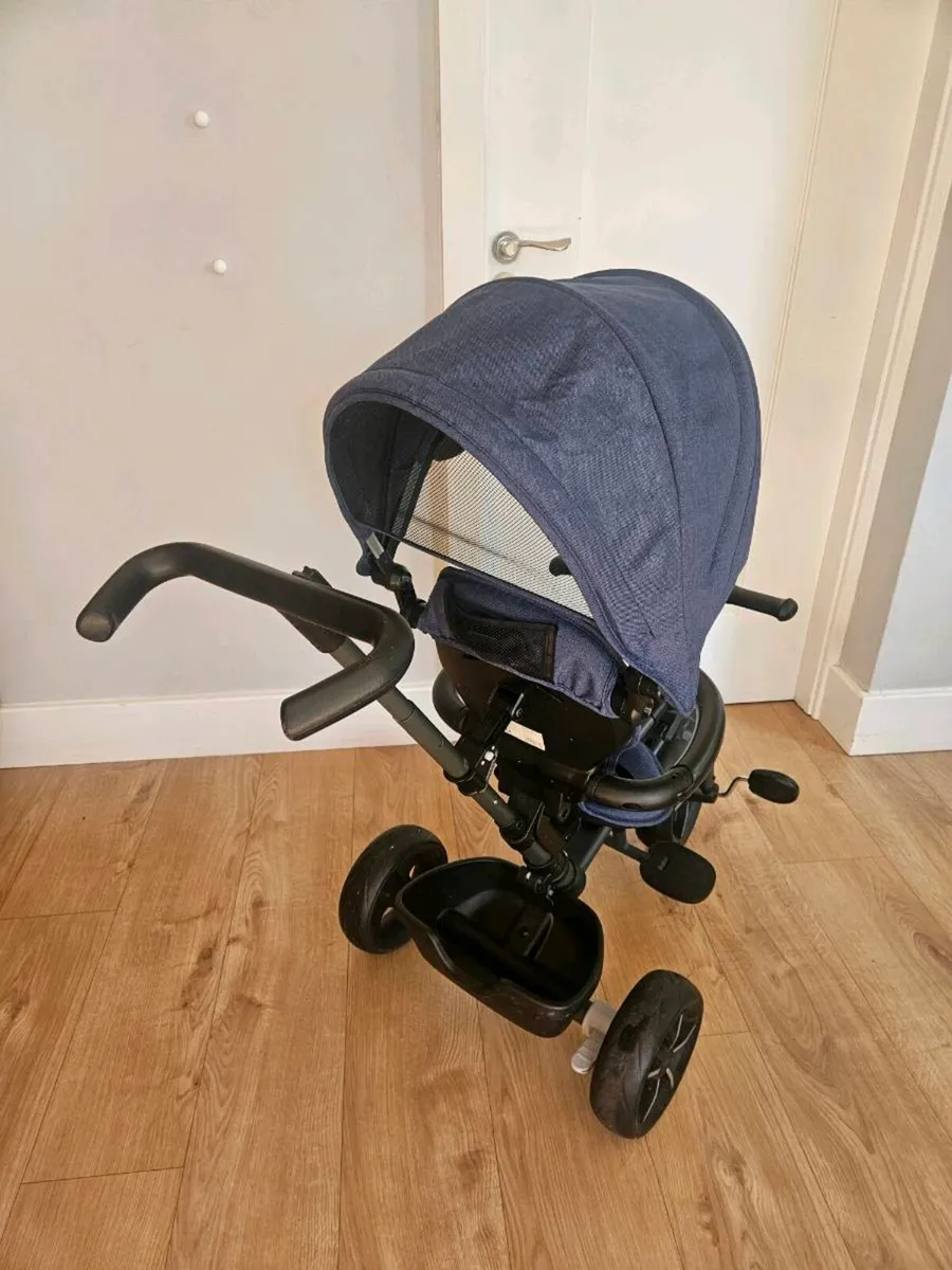 QPlay Rito Star Folding Trike | Stroller | Buggy - Image 3