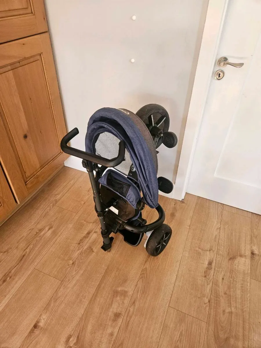 QPlay Rito Star Folding Trike | Stroller | Buggy - Image 4