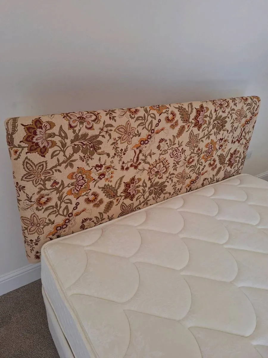 Kingsize Divan Bed and Headboard - Image 3