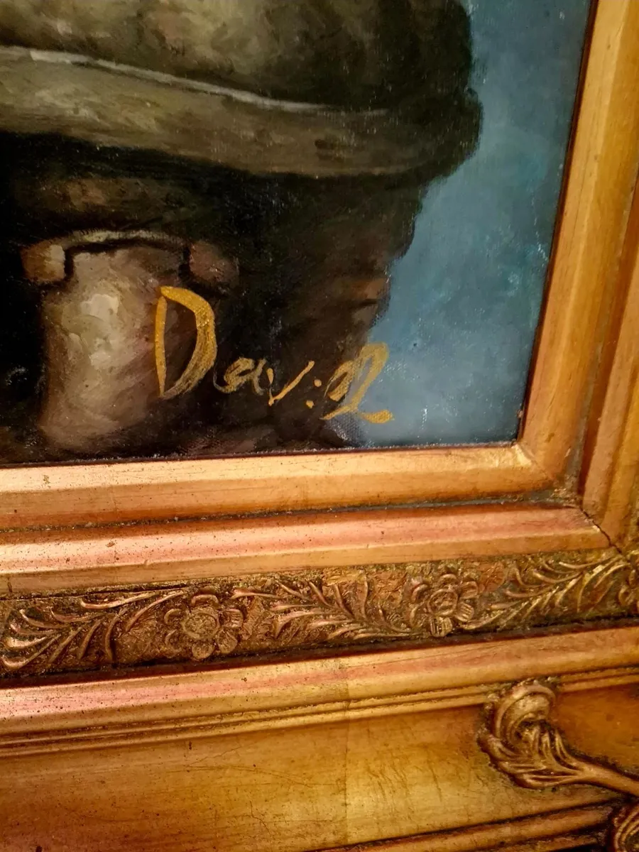 Original Signed Oil on Canvas Masterpiece ... - Image 4