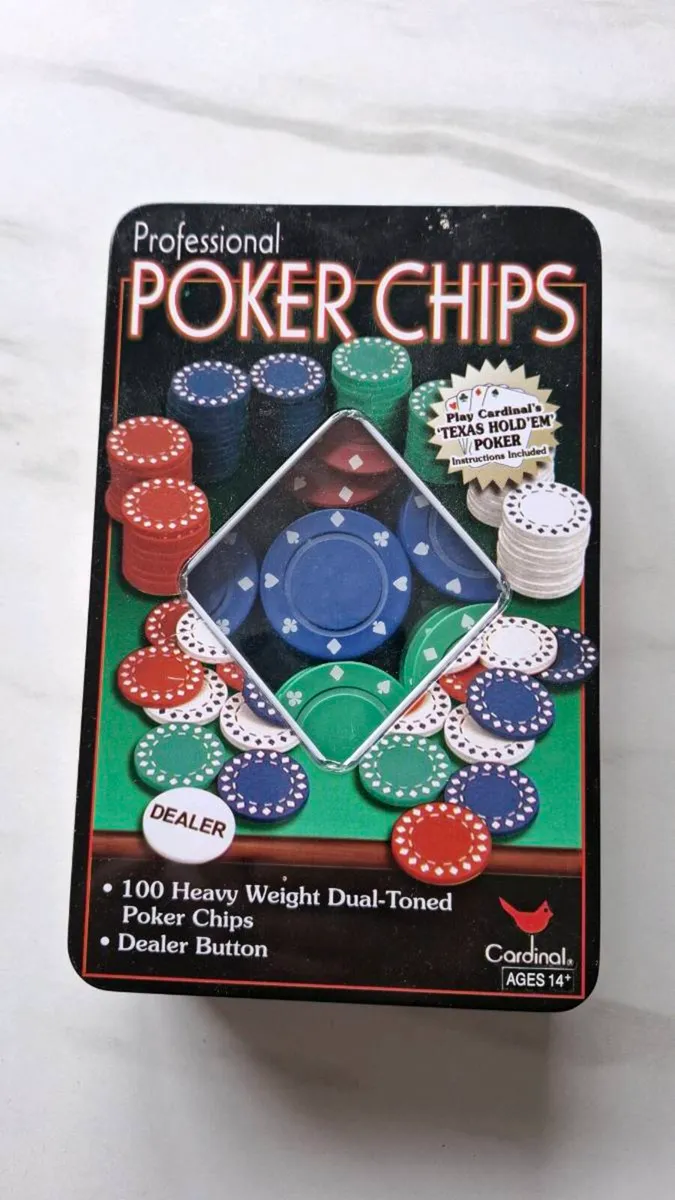Poker chips 2 x 200 chips - Image 1