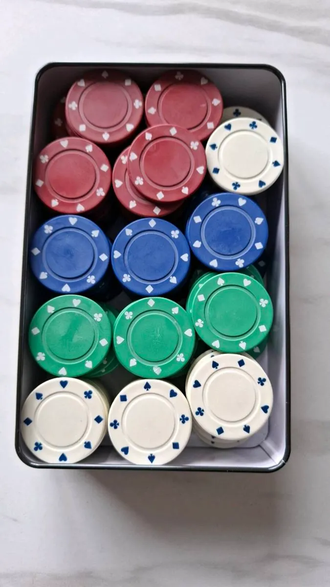 Poker chips 2 x 200 chips - Image 2