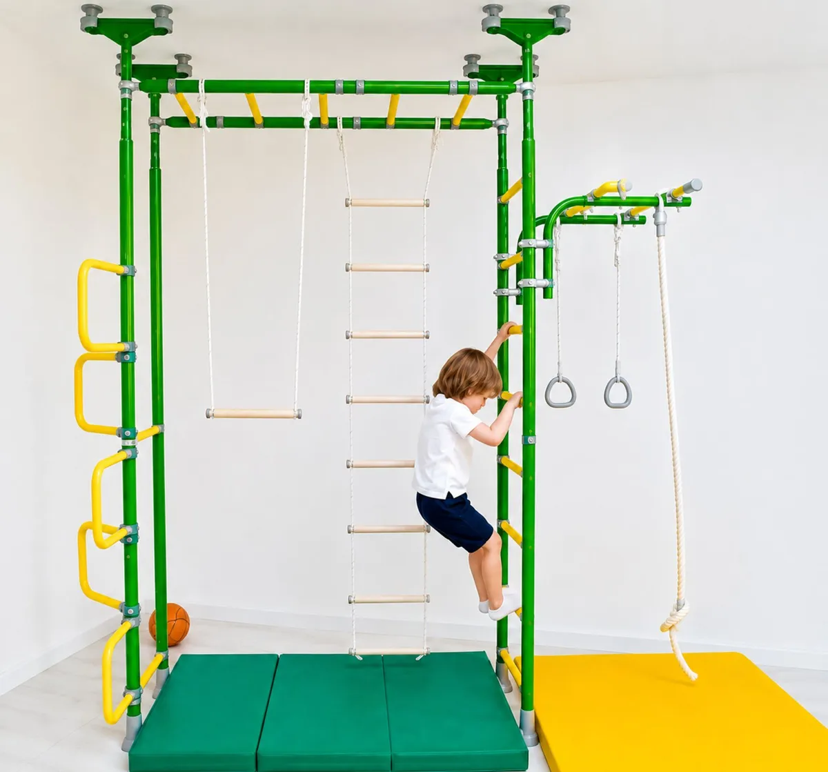 Indoor Monkey Bars Set for Kids - Image 2