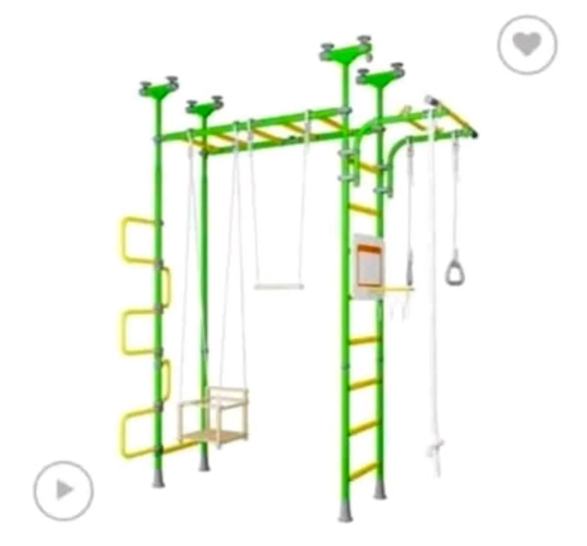 Indoor Monkey Bars Set for Kids - Image 3