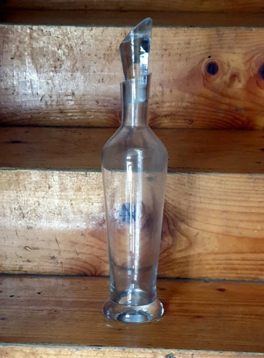 Vintage Harrods Decanter with Angular Stopper - Image 4