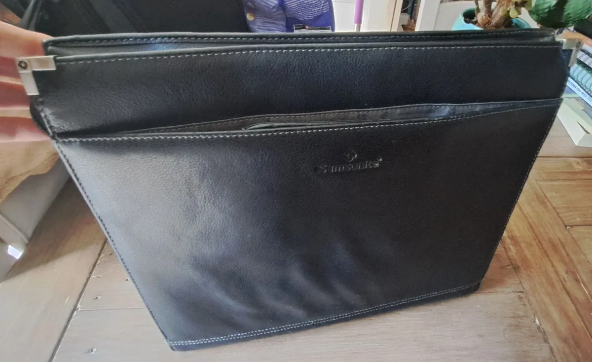 Samsonite Leather Briefcase - Image 4