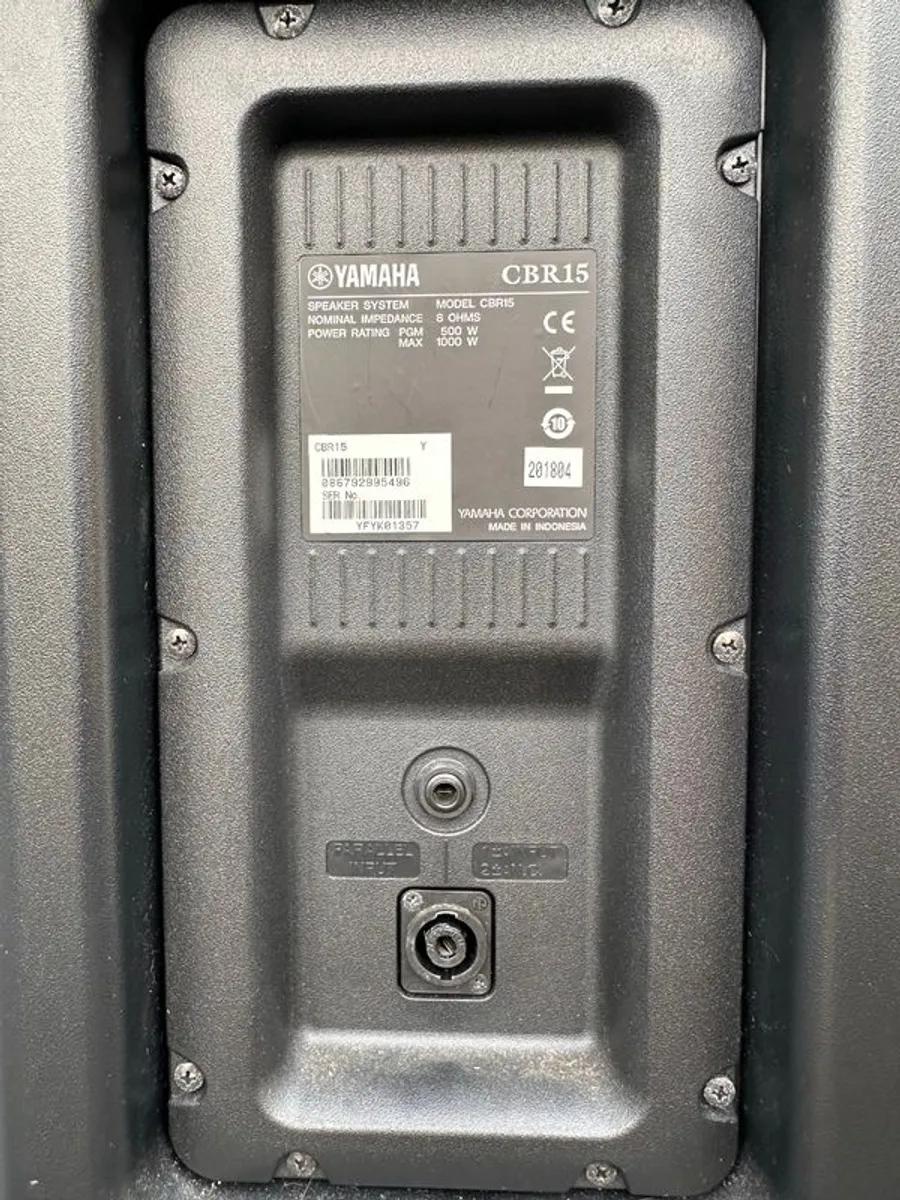 Yamaha CBR15 500W passive speakers - Image 4