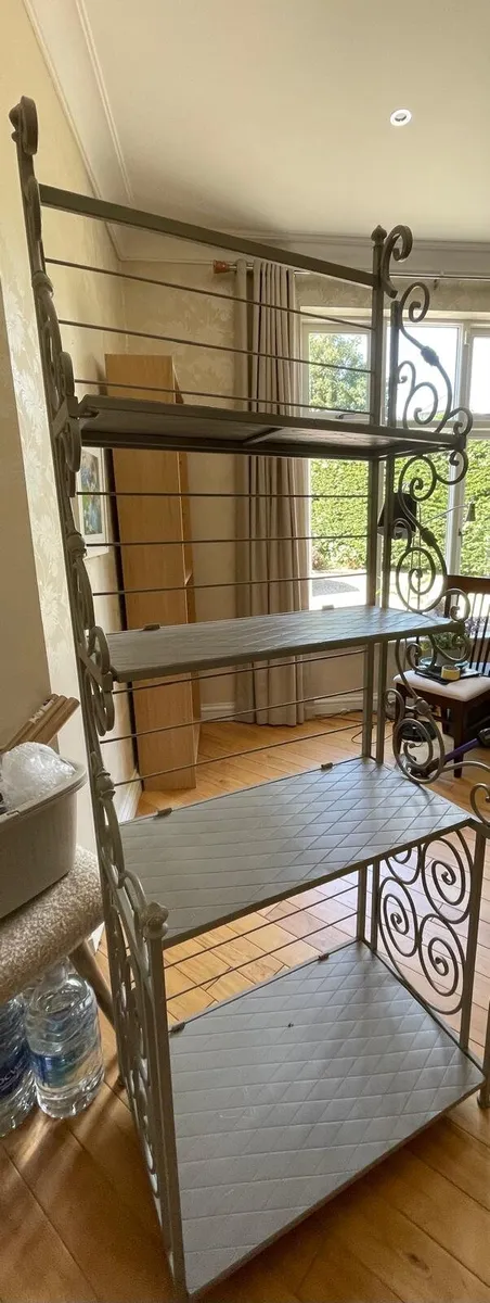 Cast iron foldable shelving unit - Image 1