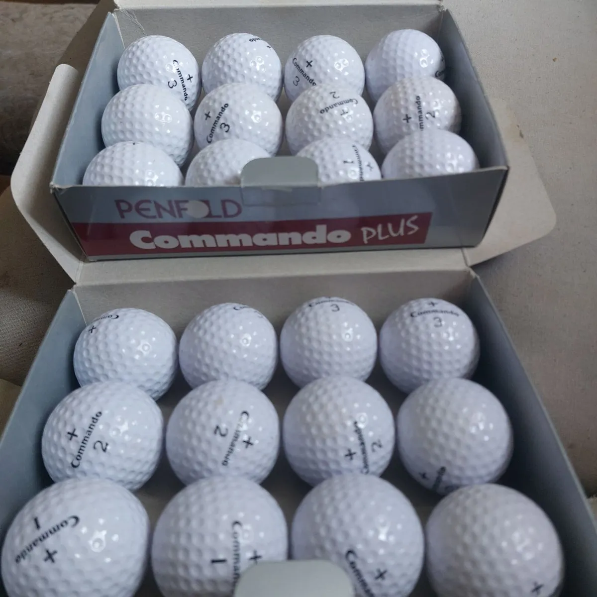 Commando pitch and putt balls