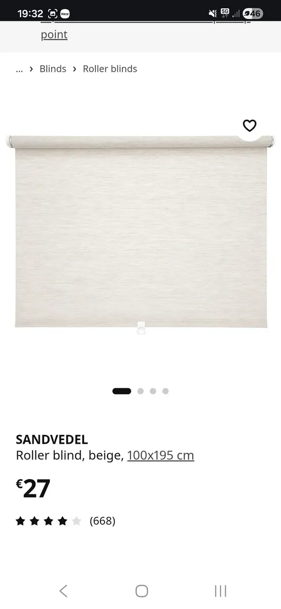 Ikea Sandvedel Blinds 100x195cm - Image 2