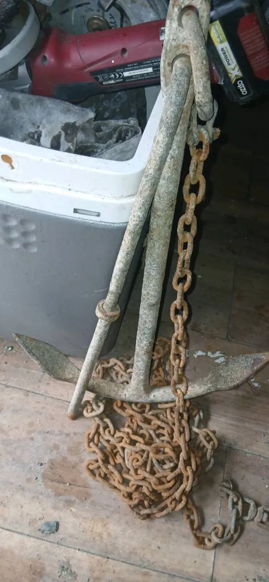 10 lbs anchor and chain - Image 2