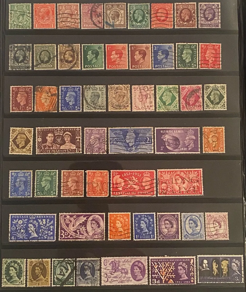 Great Britain stamp lot - Image 1