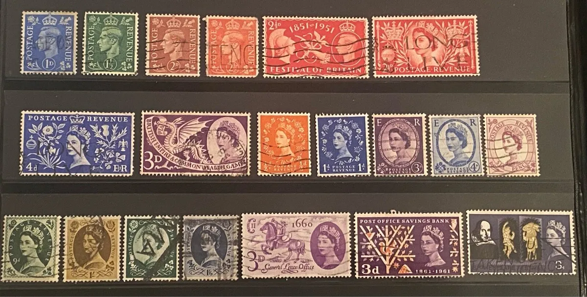Great Britain stamp lot - Image 4