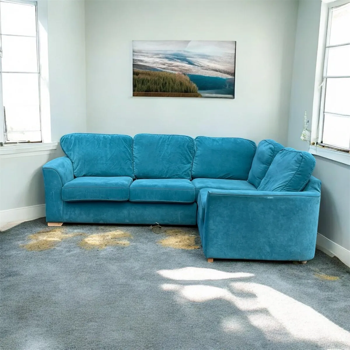 Dfs corner sofa/sofabed - Image 1
