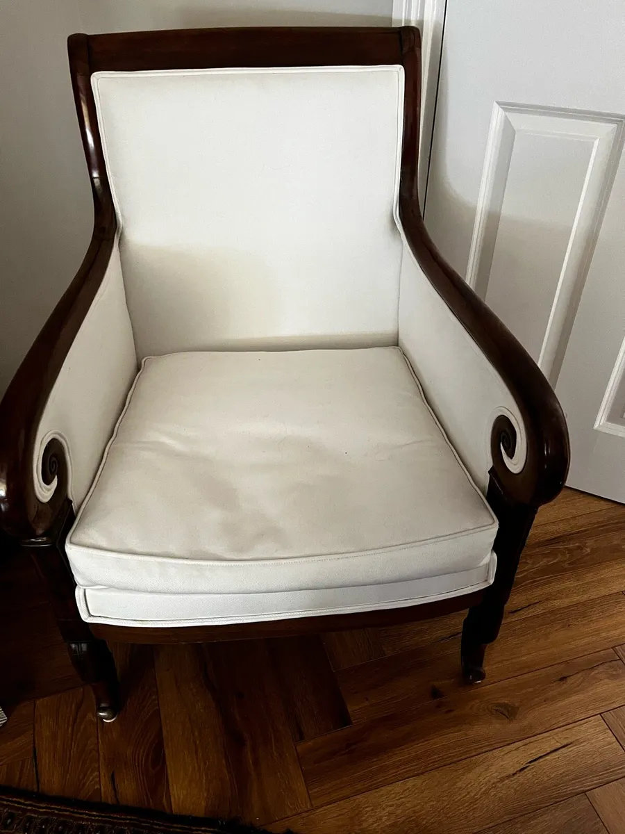 French 1930’s Rosewood Chair - Image 1