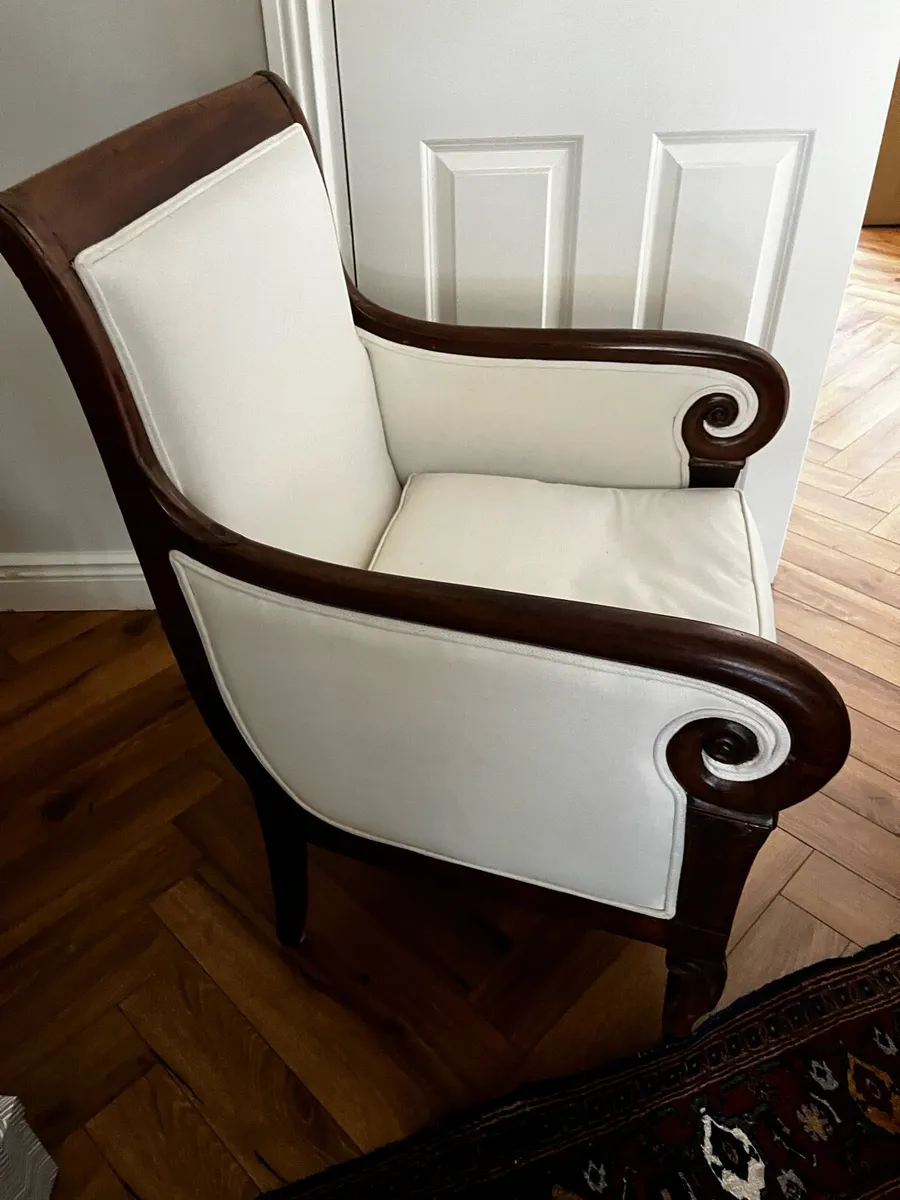 French 1930’s Rosewood Chair - Image 2
