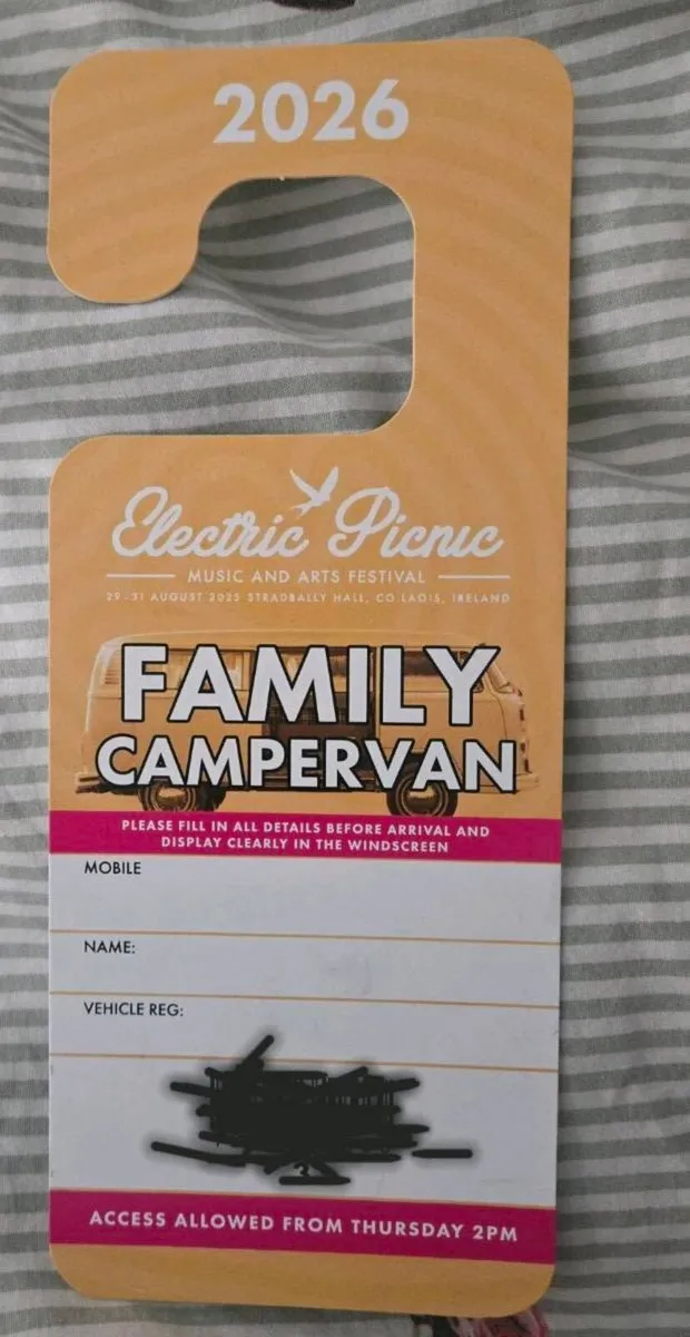 EP 2026 Family Campervan Ticket